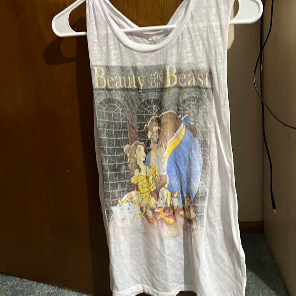A sheer beauty and the beast tank